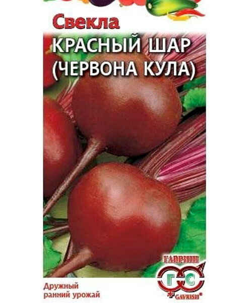 Свекла Червона Кула (Красный шар) семена 